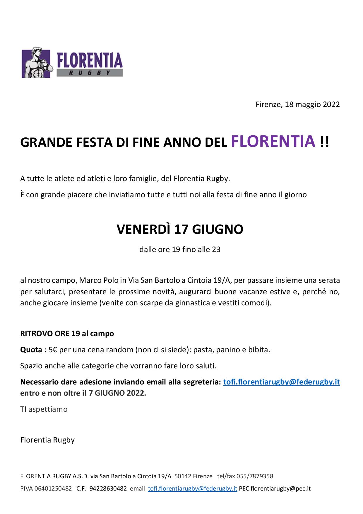 Festa Fine Anno 2022 Florentia page 001