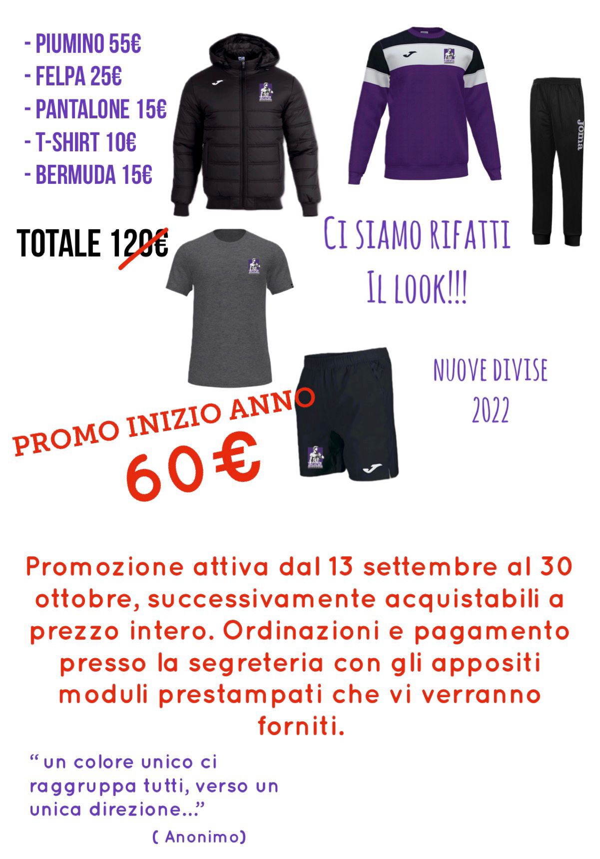 Offerta Vestiario